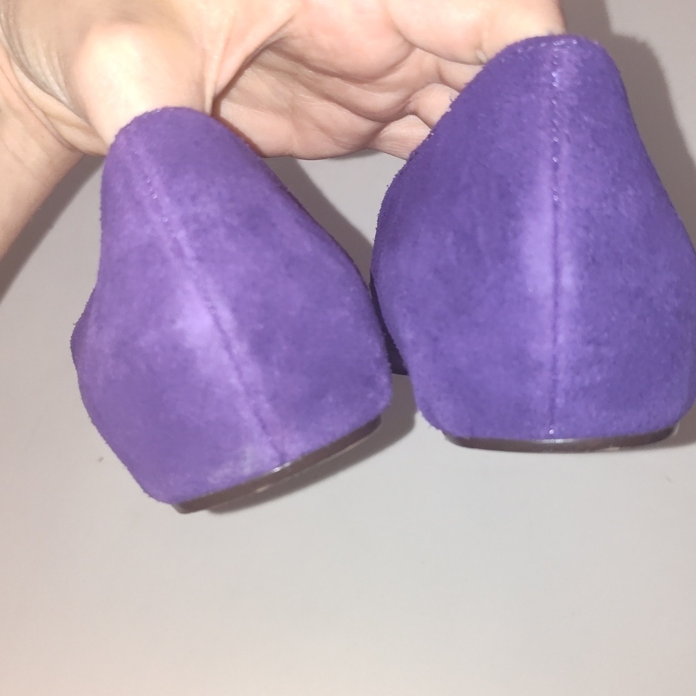 DV by Dolce Vita Purple Suede Lake Flats Size 10 - Picture 4 of 10